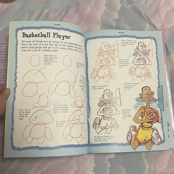 I Can Draw Cartoons hardcover book step-by-step introduction to drawing cartoons - Picture 12 of 17